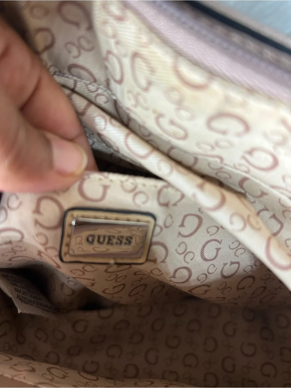 Guess stylish satchel
